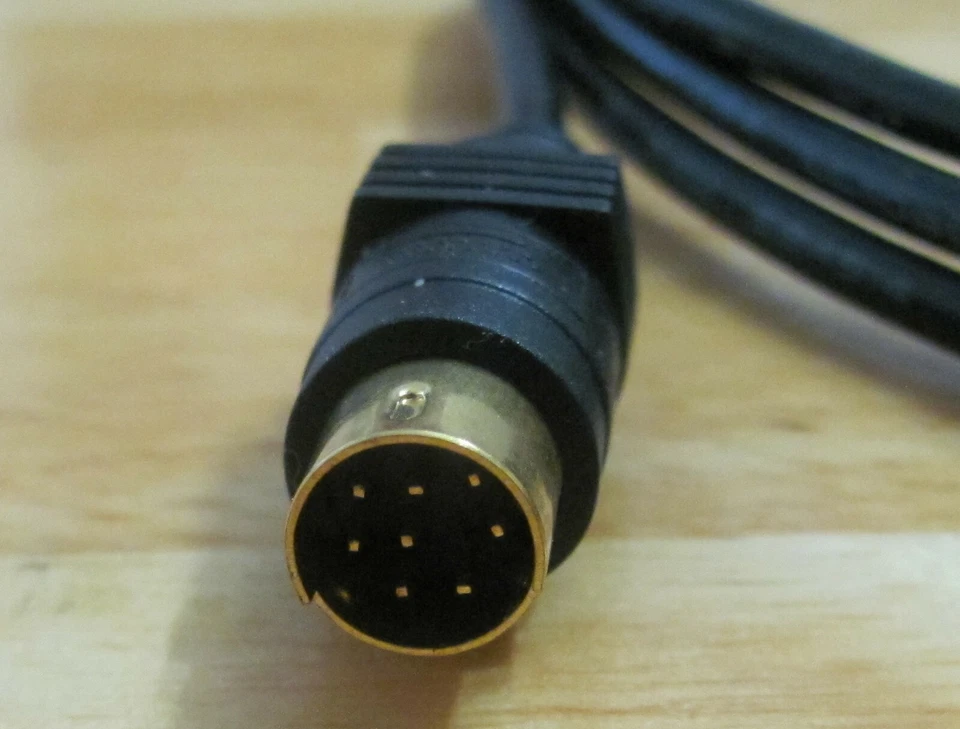 DB9 9 Pin Male to Mini Din 8 Pin Male RS232 Cable 5Ft - Quantity 50 - Image 3 of 3