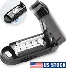 Pill Tablet Cutter for Small or Large Pills, Pill Splitter with Blade for Pills