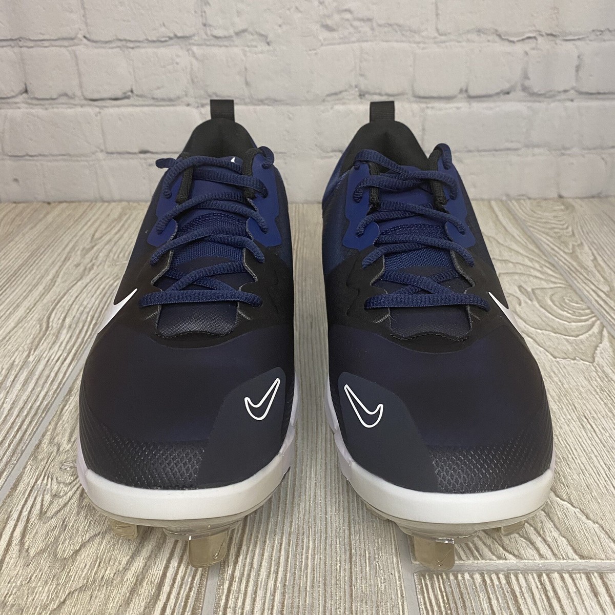 Nike Force Zoom Trout 9 Pro Metal Baseball Cleats Men's 7.5 Navy
