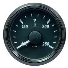 Vdo Singleviu 52mm 2-116 Water Temp. Gauge - 250 F - 291-22 Ohm A2c38333500 Vdo Singleviu 52mm 2-116 Water Temp. Gauge - 250 F - 291-22 Ohm A2c38333500