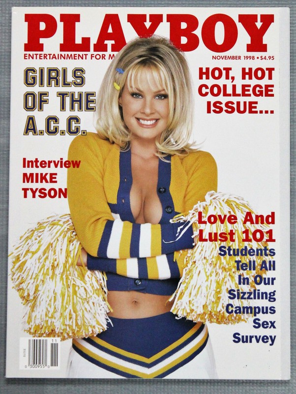 PLAYBOY NOVEMBER 1998 - PLAYMATE TIFFANY TAYLOR  - GIRLS OF THE ACC PICTORIAL