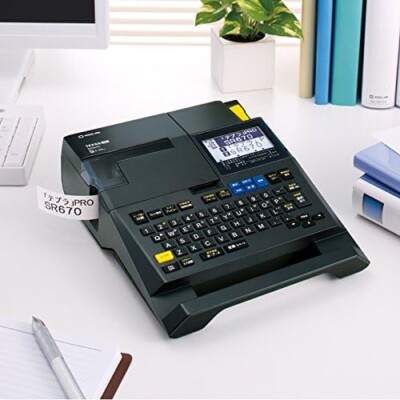 KINGJIM SR670 label writer Tepura PRO Dark Gray New | eBay