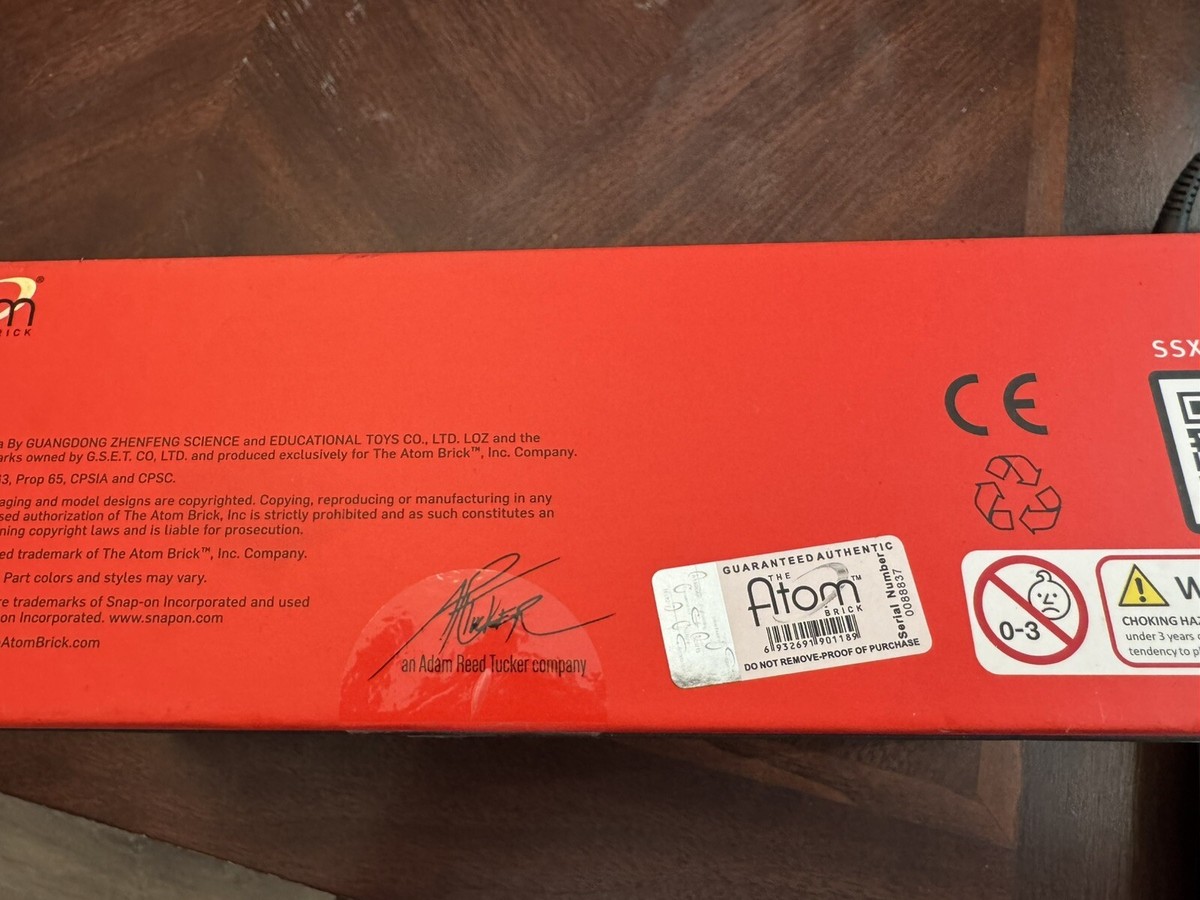 SNAP ON TOOLS The Atom Brick Mini Bricks Snap On Model T SSX23P156