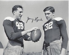 JOHNNY LUJACK NOTRE DAME IRISH 1947 HEISMAN SIGNED AUTHENTIC 8X10 PHOTO B w/COA