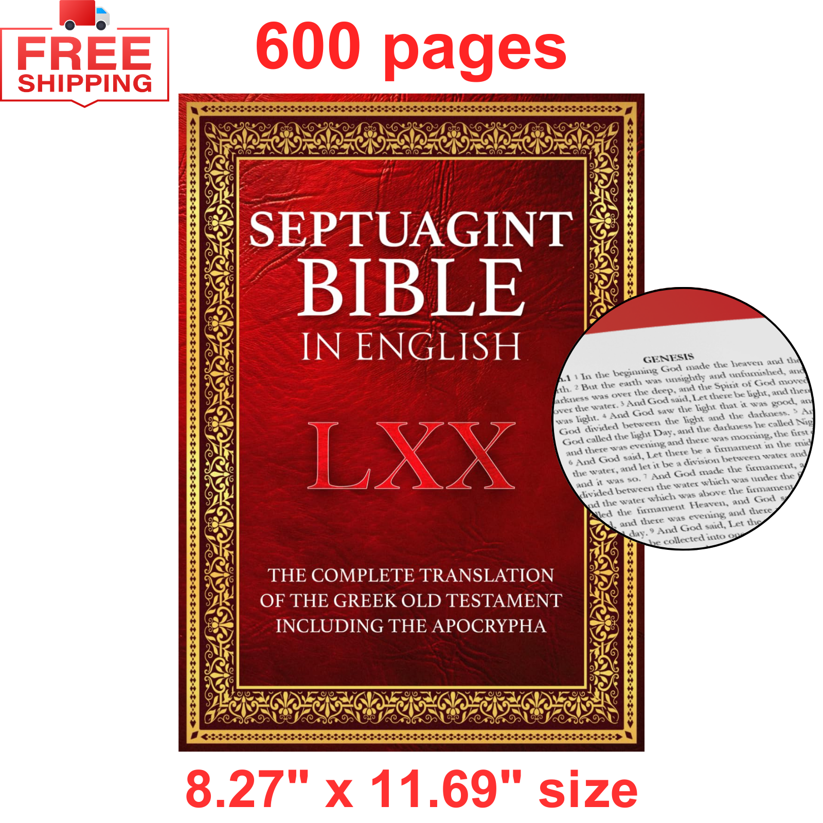 Septuagint Bible in English: The Complete Translation of the Greek Old Testament