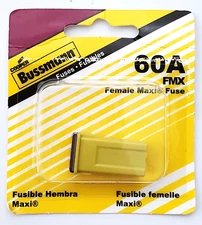 Bussmann FMX-60 Fuse 60 Amp Female Maxi 32 VDC Automotive