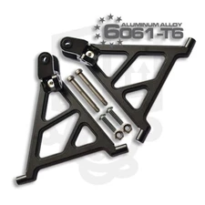 Aluminum Front Lower Arms Set For Tamiya CW-01/Hornet/Grasshopper/Lunch Box