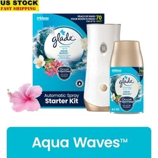 Automatic Spray Air Freshener Kit Essential Oils Ocean Fresh Refill Deodorizer