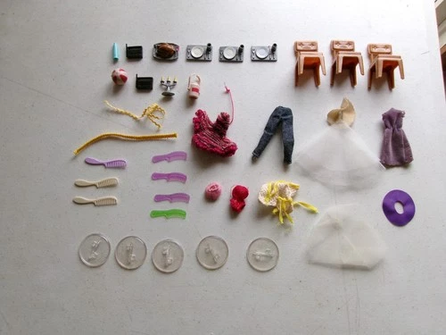 Vintage 1980s Kenner Glamour Gals Doll Accessories Lot