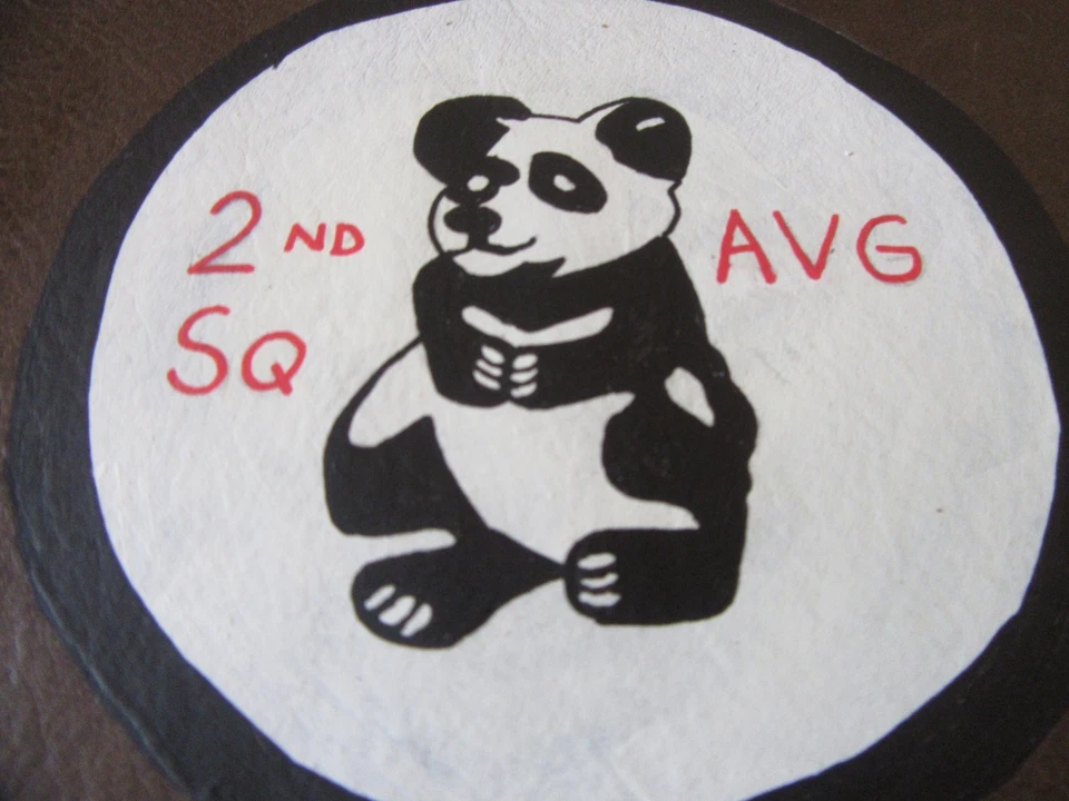 WW2 LEATHER FLYING TIGER US AIR FORCE PAINTED JACKET PATCH A2 G1 BOMBER FLIGHT - Image 2 of 3