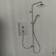 MIRA Decor Dual Electric Shower 10.8Kw  - White - 1.1894.009 . New