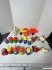 Vintage Fisher Price Little People Play Family Farm Accessories & Wood Figures