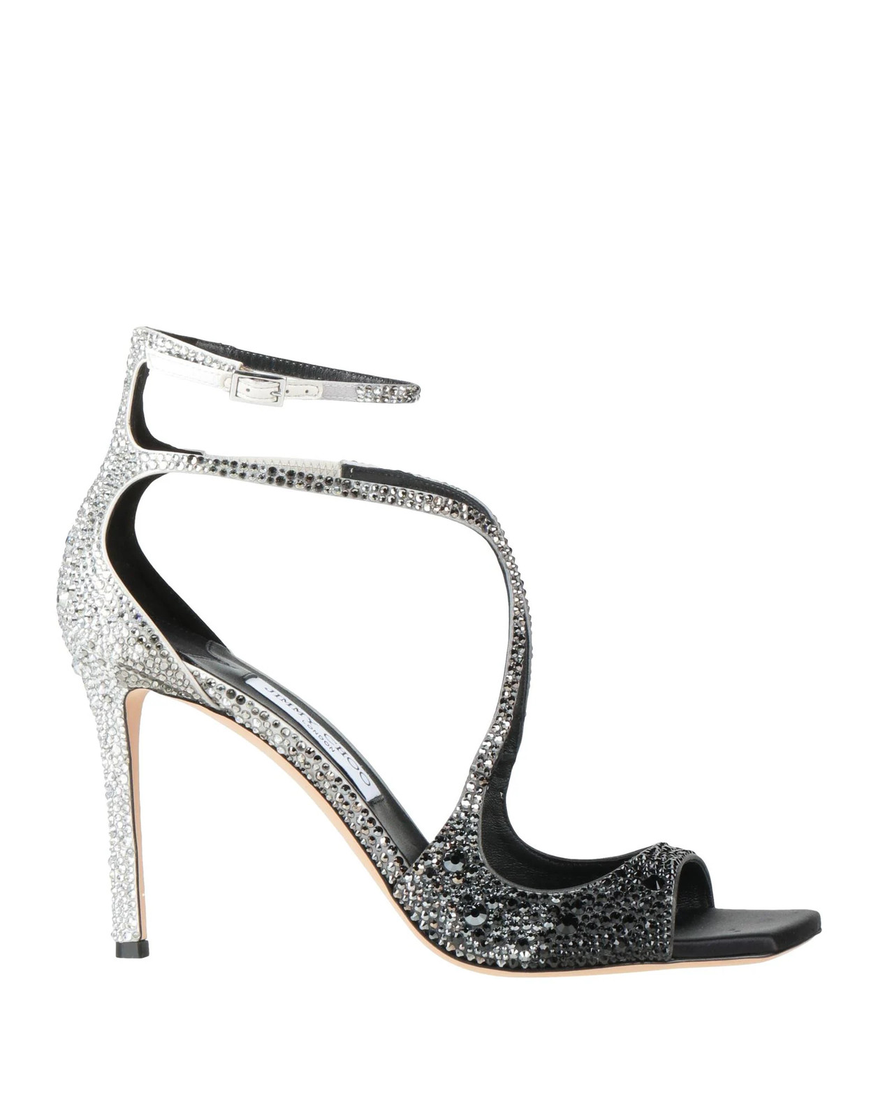 Jimmy Choo - Women - Satin Sandals - Black 377490₽