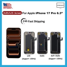 LCD/OLED Display Touch Screen Digitizer Assembly For Apple iPhone 17 Pro 6.3''