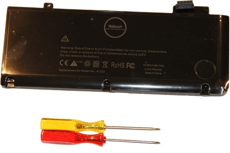 Batterie MacBook Pro 13 A1322 pour réparer un ordinateur qui ne tient plus la charge 6000mAh