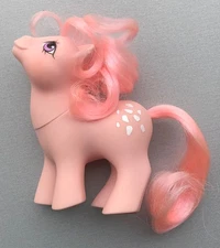 Vintage Hasbro 1980s 80s G1 MLP My Little Pony BABY COTTON CANDY Pony Toy (B)