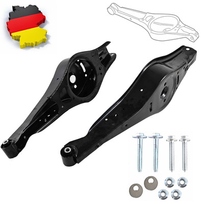 2x QUERLENKER REINHOCH HINTEN + LEMFÖRDER SCHRAUBEN FÜR VW TOURAN 1T1, 1T2,1T3