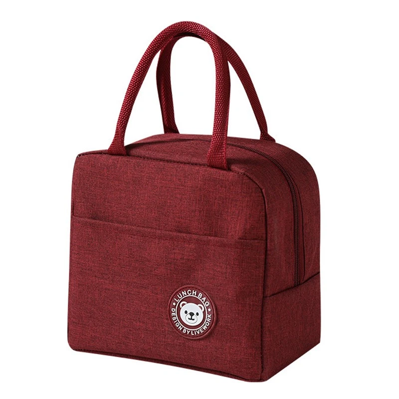 Insulated Lunch Box Bag with Ice Pack for Bento & Food Storage