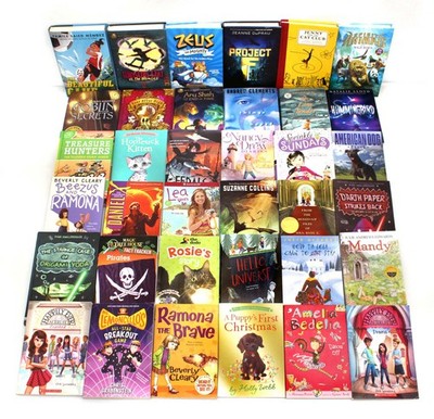Lot of 36 Accelerated Reader 4th Grade AR Level 4.5-4.9 Chapter Books Boys Girls