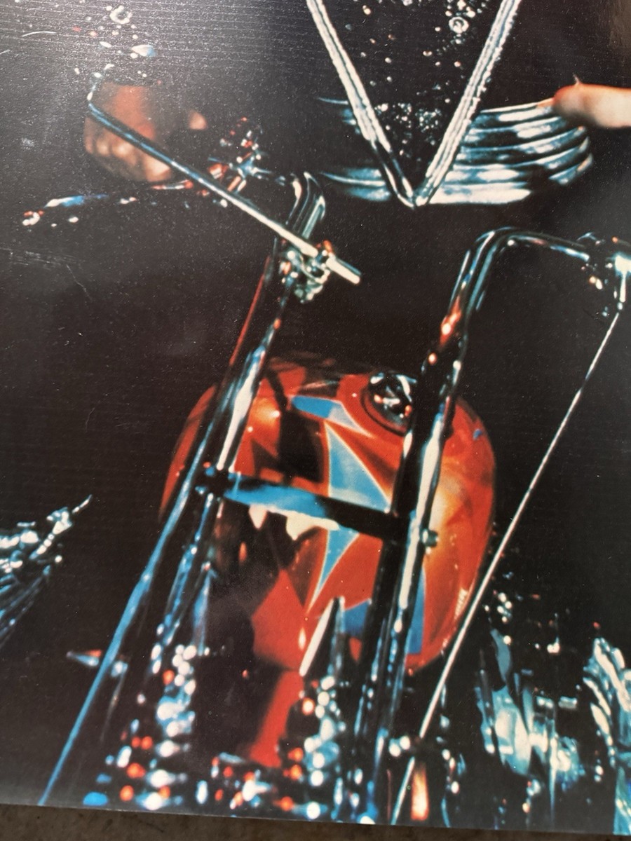 KISS 1977年 激レア アルミ蒸着ポリエステルフィルム ポスター 美品