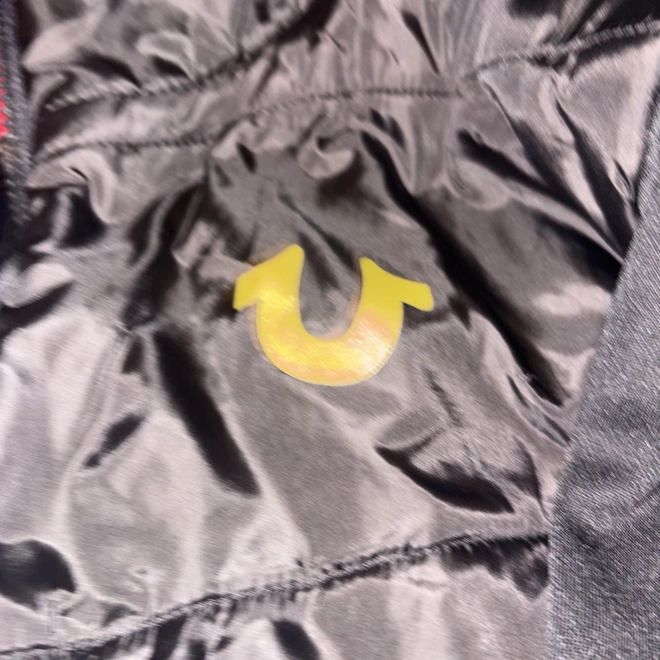 Chaqueta True Religion negra y dorada para niños (XL) talla extra grande Foto 3 de 4