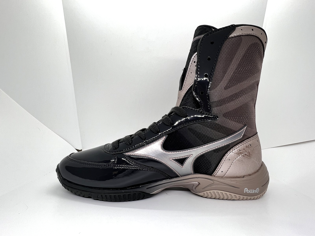 MIZUNO Boxing Shoes Wave Monster US8.5 ( 26.5cm ) Black Silver