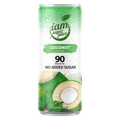 I am Superjuice Coconut (12 x 0,33 Liter Dosen NL) Kokosnuss