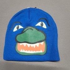 Zazootz Florida Gators Knit Beanie Hat 606016 Acrylic Blue Green Mascot Face