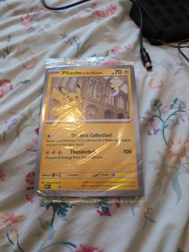 🌍🚚 Pokemon Pikachu at the Natural History Museum Sealed Jumbo Promo SVP