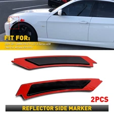Smoke Front Bumper Side Marker Reflectors For BMW 3 Series E90 / 91 LCI Sedan EC