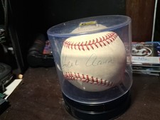 Hank Aaron Autographed Rawlings Official Ball National League Baseball