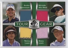 2024 SP Game Used Tour Gear Quads Annika Sorenstam Michelle Wie West Nancy Lopez