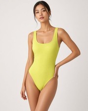Vince Camuto One Piece Swimsuit , NWT Women  s Size 12 , Color: Limoncello