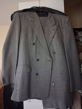 Hickey-Freeman Double-Breasted Plaid Blazer