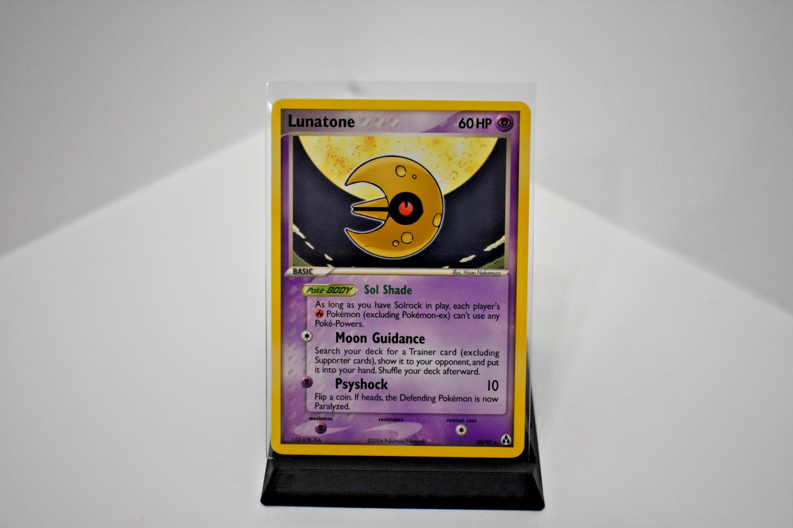 Pokemon TCG EX Legend Maker Lunatone 20/92 Regular 2006 Near Mint