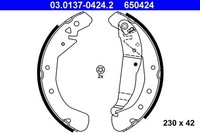 ATE Bremsbackensatz 03.0137-0424.2 FüR Opel
