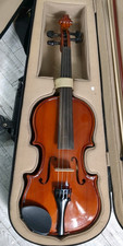 Palatino VN-450-1/2 Size Hand Carved Violin With Soft Structured Case  Bow
