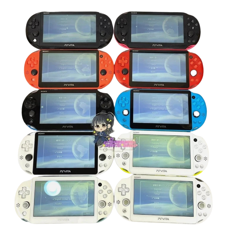 Nintendo Switch PlayStationVITA PCH-2000 PS Vita PCH-2000 ZA11 Wi-Fi PlayStation Model Slim Black