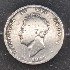 1825 George IV Silver Shilling – Exceptional Early 19th‑Century British Coinage