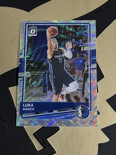 2020-21 Donruss Optic #86 Luka Doncic Silver Wave Prizm Fanatics Exclusive