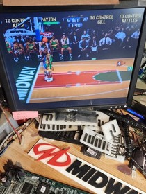 NBA MAXIMUM HANGTIME PCB JAMMA ARCADE BOARD REV L1.03 MINIMAL SPRITE ISSUES.  