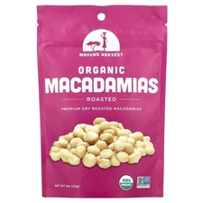 Organic Macadamias, Roasted, 4 oz (112 g)