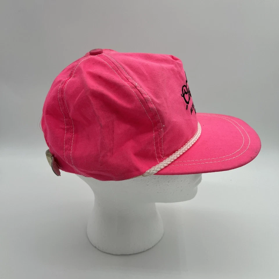 Cuerda ajustable vintage 1990 Coors Daytona 500 rosa neón hecha en EE. UU. Foto 4 de 4