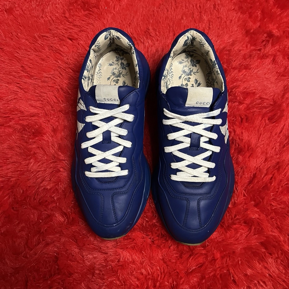 Gucci Blue Yankee Rhyton Size 10 Gucci Rhyton Blue Gucci Women main image 4