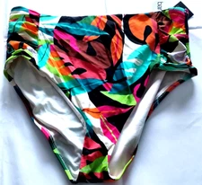Bar III Tropical Dreams Multicolor Swim Bottoms Size XL