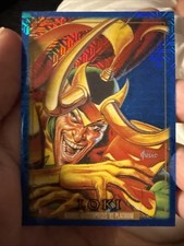 Marvel Masterpieces '92 Platinum Loki #50 Blue Traxx Parallel