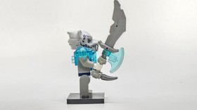 LEGO minifigure Sykor loc132 Legends of Chima 70222 sabertooth tiger ice
