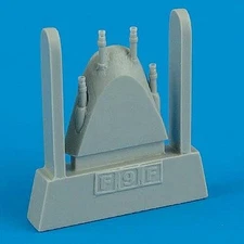 QBT48121 1:48 Quickboost F9F Panther Gun Barrels (TRP kit) #48121