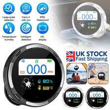 Portable Carbon Monoxide Tester CO Detector Temp Humid Indoor Air Quality Meter.