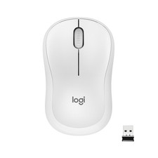 Logitech M220 SILENT Wireless Mouse, 2.4 GHz with USB Receiver (Off-white)